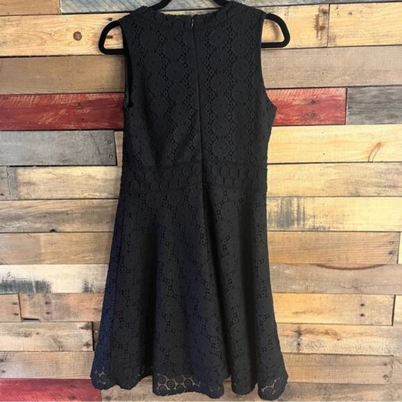 Charter Club Black Crochet Dress Size Medium Petite - Picture 2 of 12